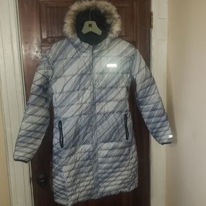 Burton Fully reversible Grey&White/Black puffer jacket